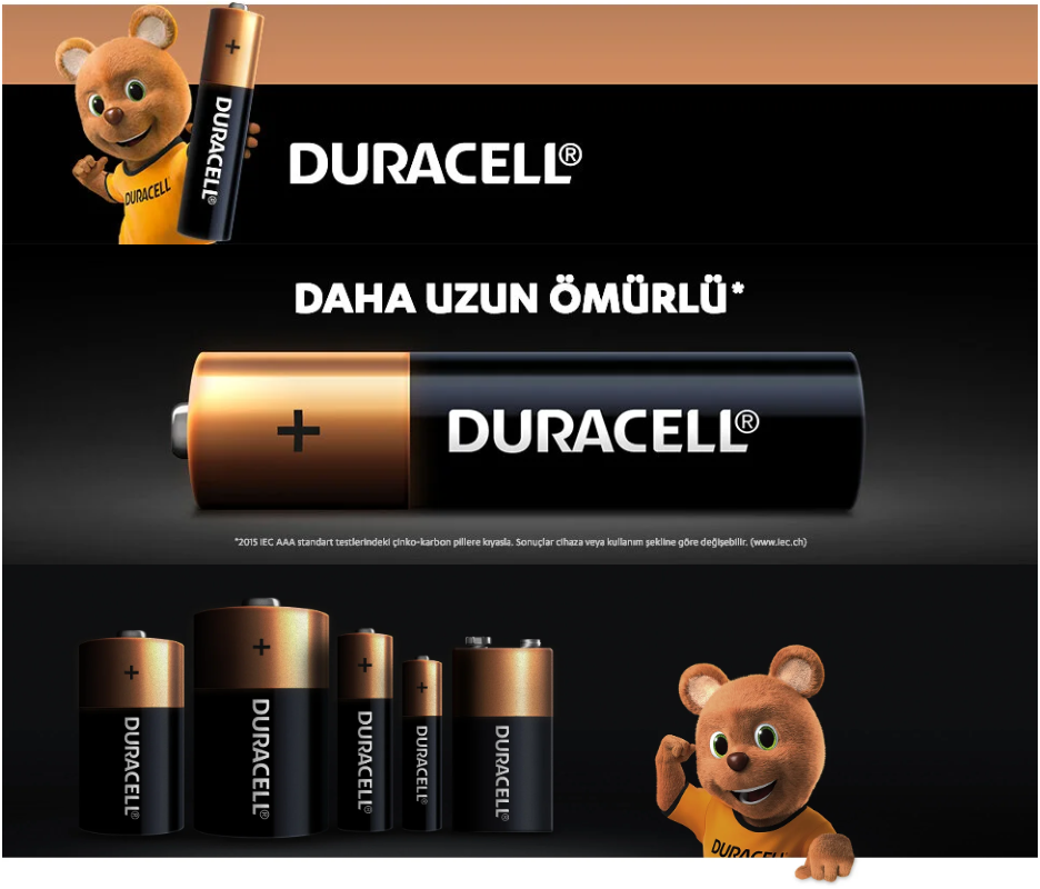 Duracell Alkalin Aa Kalem Piller Lu Orijinal Ve Garantili En